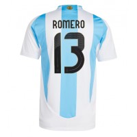 Fotbalové Dres Argentina Cristian Romero #13 Domácí Copa America 2024 Krátký Rukáv